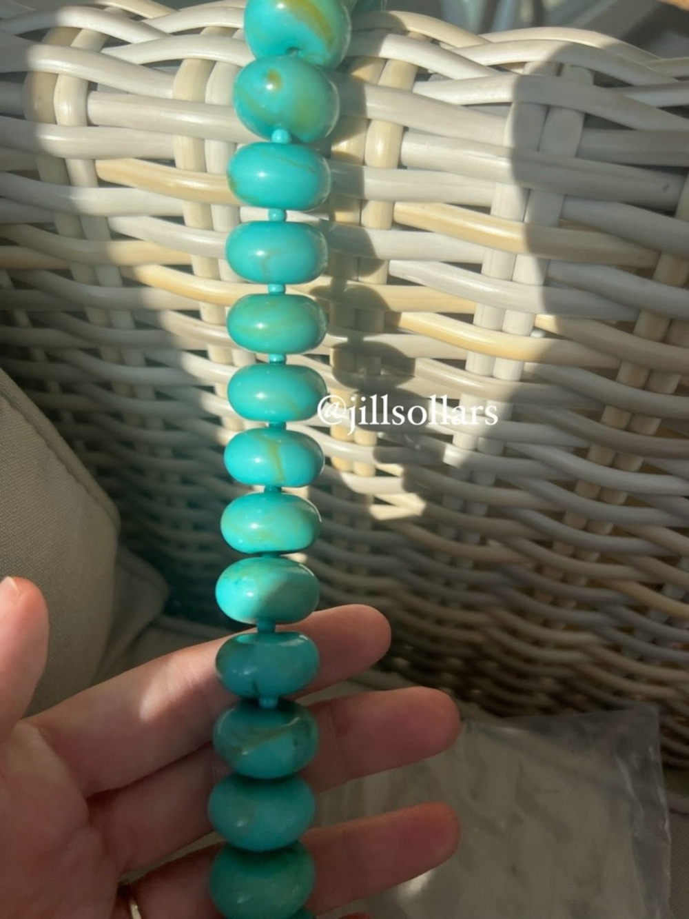 Mayamar Large Turquoise Bead Beaded Statement Necklace (NWT) - Picture 2 of 8